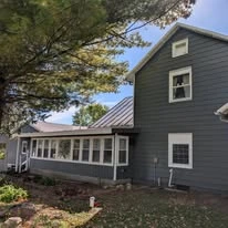 House exterior, painting, and trim detail from Solara’s project portfolio