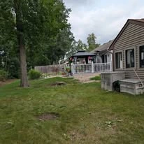 Paver patio, planting beds, and outdoor property work